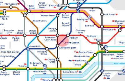 covent garden on tube map.